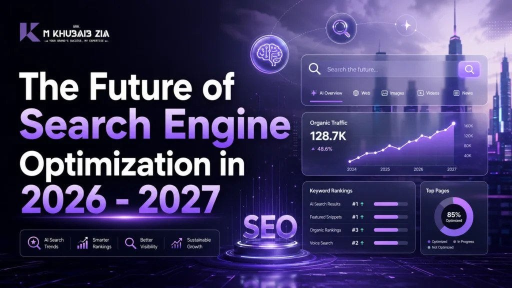 The Future of Search Engine Optimization in 2026-2027 with AI search trends and organic traffic growth