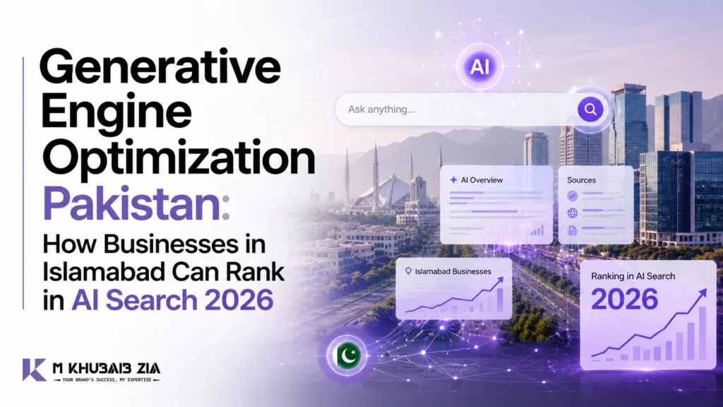 Generative Engine Optimization Pakistan for Islamabad businesses ranking in AI search 2026