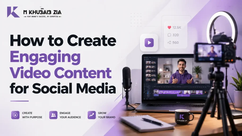 How to create engaging video content for social media with reels editing and video marketing strategy