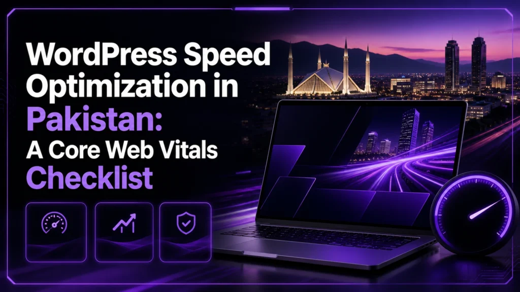 WordPress speed optimization in Pakistan Core Web Vitals checklist