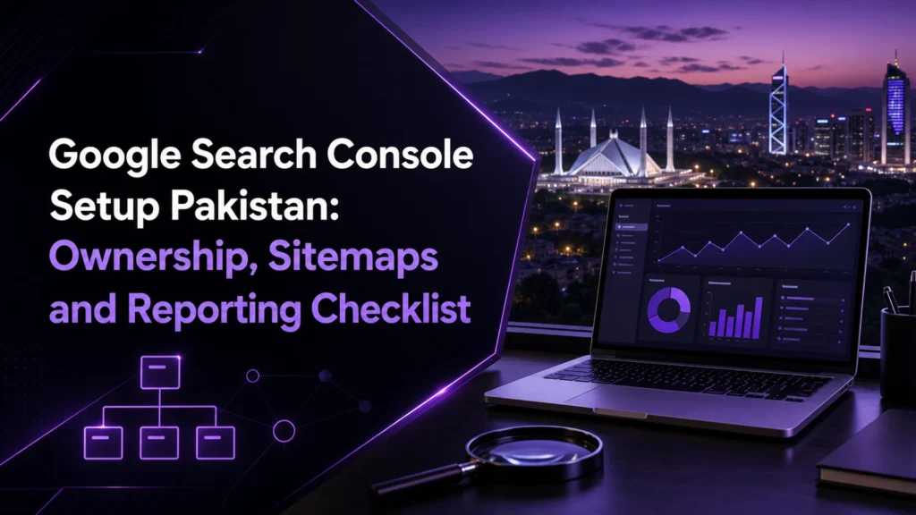 Google Search Console setup Pakistan ownership sitemaps and reporting checklist
