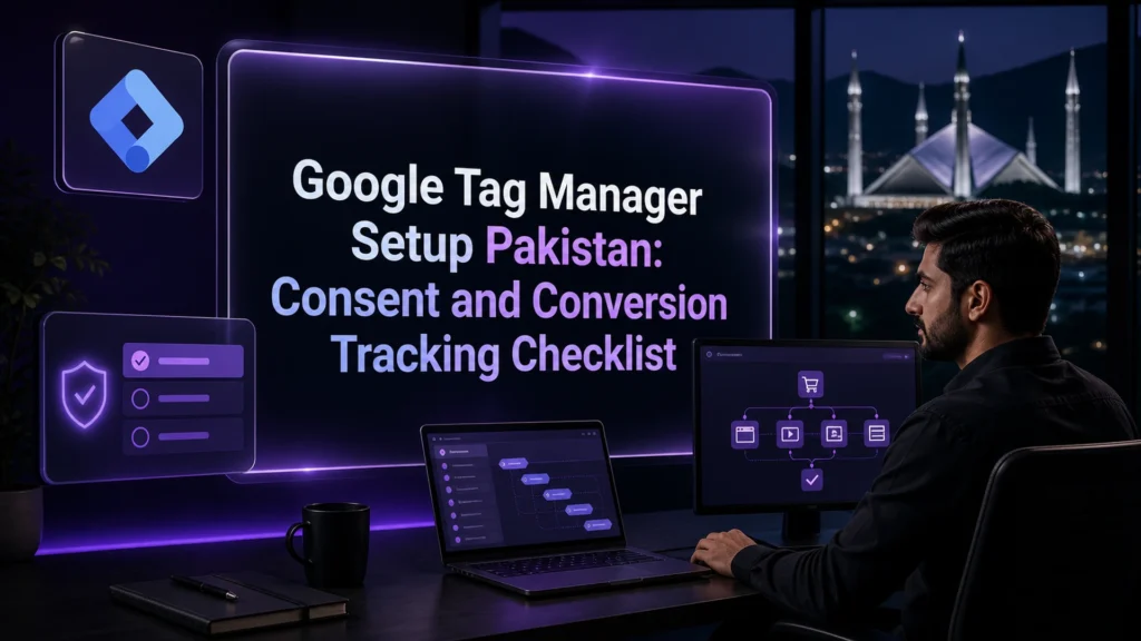 Google Tag Manager setup Pakistan consent and conversion tracking checklist