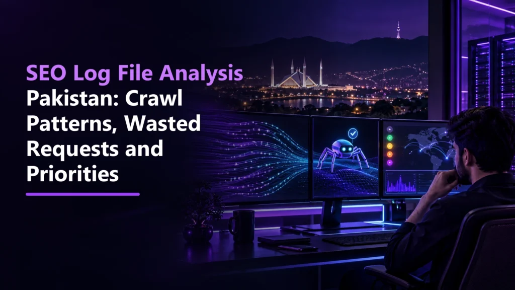 SEO Log File Analysis Pakistan: Crawl Patterns, Wasted Requests and Priorities featured image